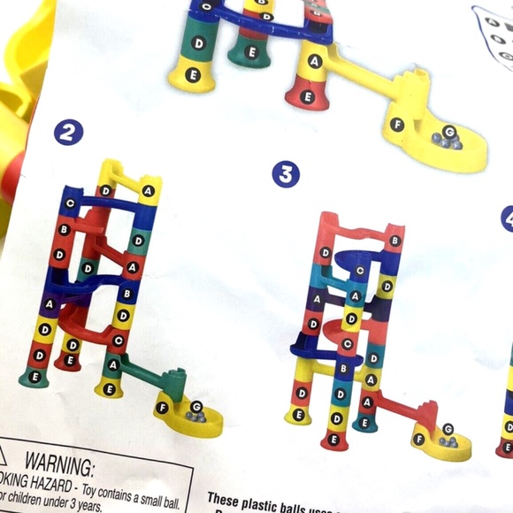 Marble Run Set 56pc Toys Children Kids Building Contruction Boys Girls Plastic - Picture 5 of 6